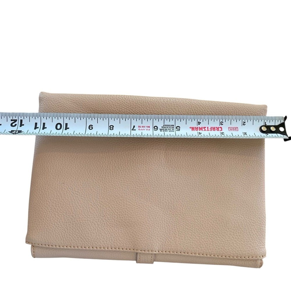 Moda Luxe  Maggie Vegan Leather Clutch Tassel Cream Western Desert Boho handbag - Picture 6 of 11